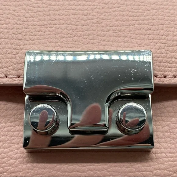 NWT Loeffler Randall Ballet Pink Leather Shoulder Bag - Picture 2 of 14